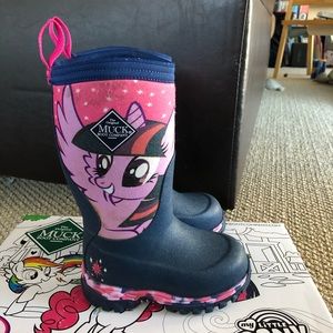 Muck Boots Rugged Ll Rubber Kids Snow Boot